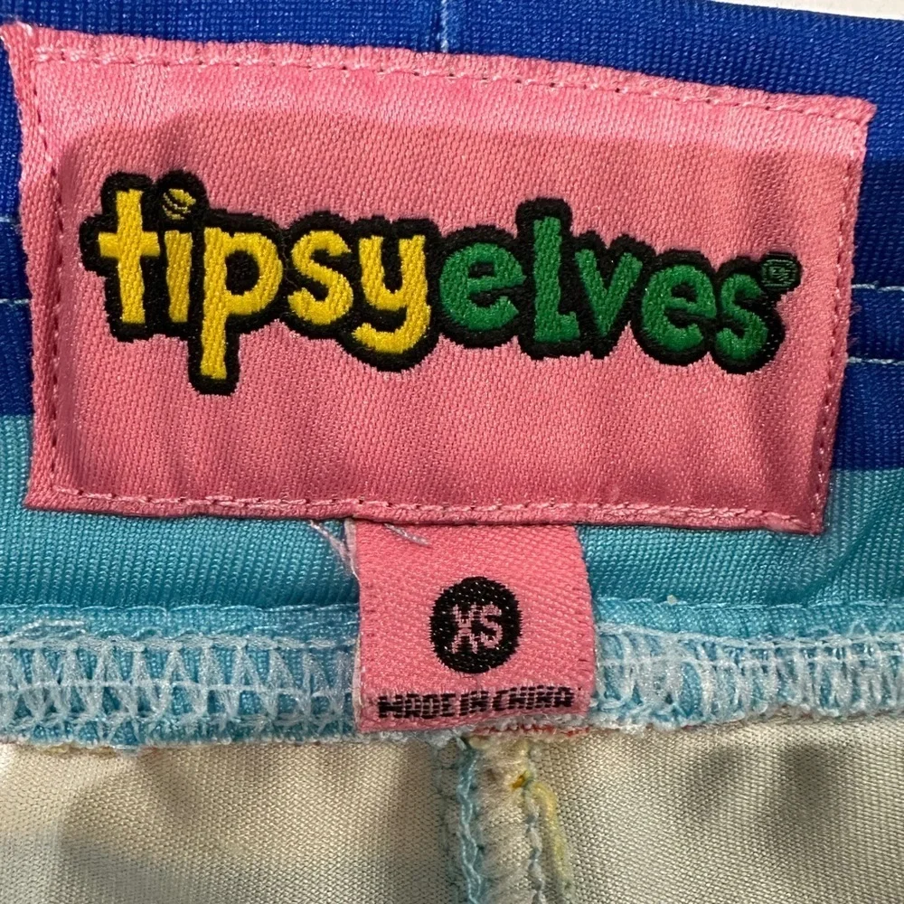 Tipsy Elves Full Length Rainbow Striped Leggings - Picture 7 of 8